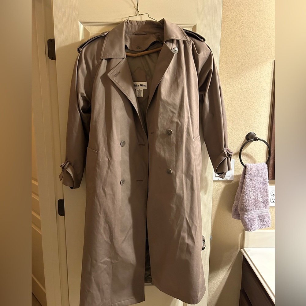 John Weitz Vintage Trench Coat